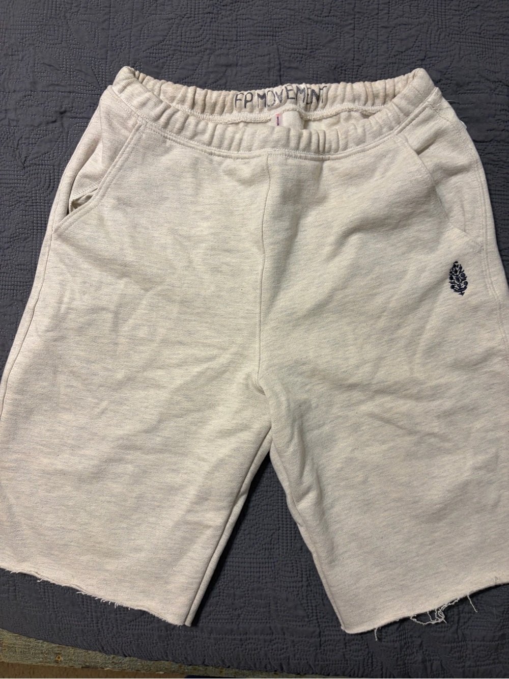 FP Movement by Free People Cream Sweat Shorts for women.